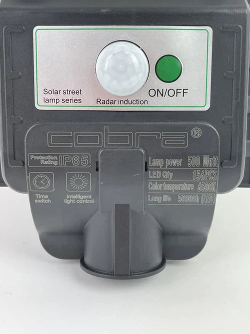 Промо комплект 3бр. Соларна led лампа cobra 500w