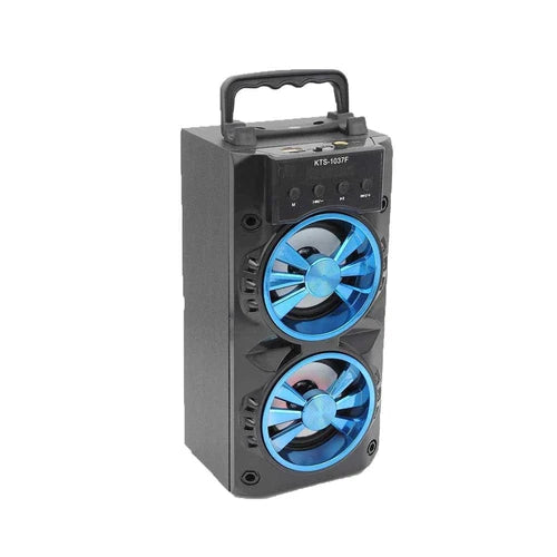 Bluetooth акумулаторна тонколона KTS-1037F 2x5W+МP3